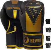 Rewon Boxhandschuhe Classic - Schwarz/Gold