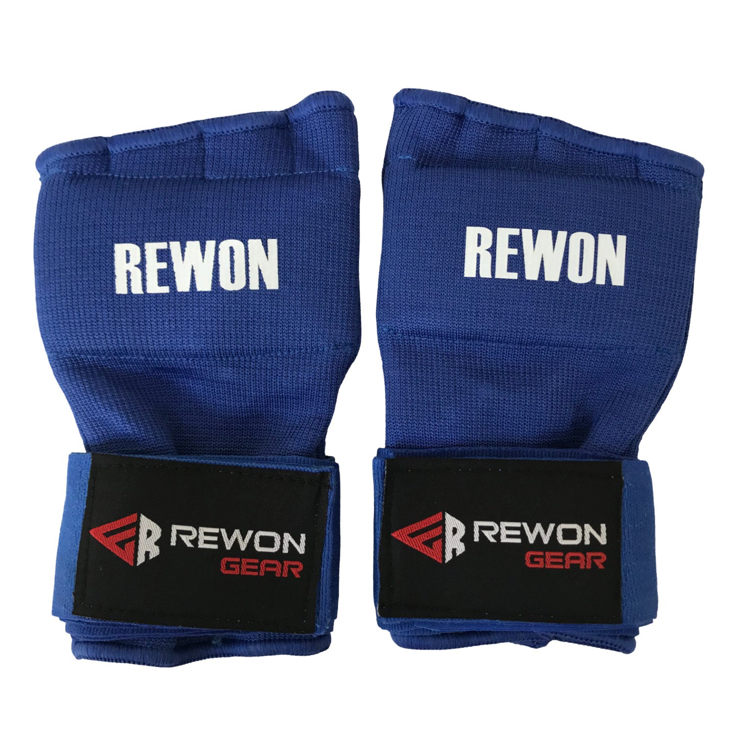 Blaue Handbandagen/Gelbandagen von Rewon für Boxtraining, ideal unter Boxhandschuhen, atmungsaktiv und dehnbar, Boxausrüstung online kaufen.