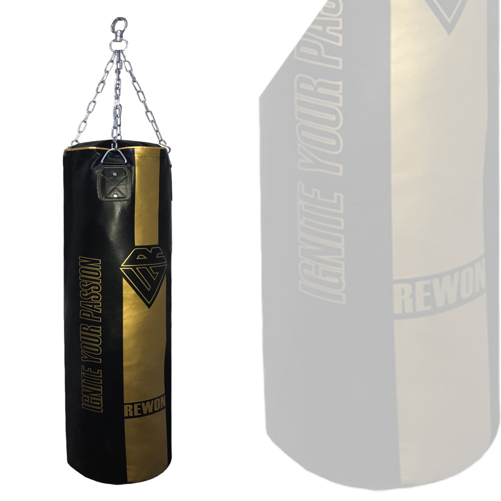 Classic Training Punching Bag Empty Rewon, ideal for boxing, fitness, and home gym. Durable synthetic leather, versatile for all levels.