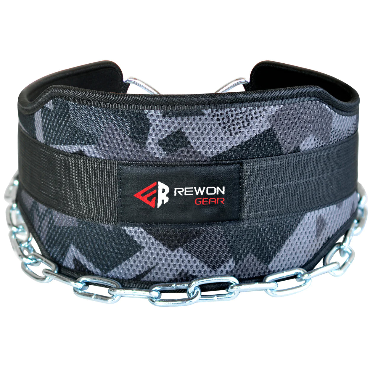 Verstellbarer Neopren Dip-Gürtel mit Stahlkette für effektives Boxtraining und Fitnessübungen, ideal für Dips und Klimmzüge