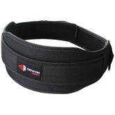 Double Neoprene Weightlifting Belt by Rewon, featuring Velcro closure and stainless steel buckle, ideal for boxing and fitness.