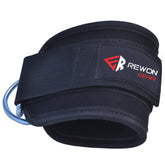 Verstellbare Knöchelbandagen für Beinübungen, ideal für Boxtraining und Fitness, gepolstertes Design für Kabelzugmaschinen.