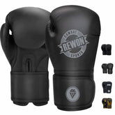 Rewon Boxhandschuhe T10 Schwarz für Boxen, Kickboxen und Muay Thai, ideal für Boxtraining und Fitness, online kaufen