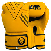Rewon Excellence Boxhandschuhe R5 in Gelb, ideal für Kickboxen und Muay Thai, verfügbar für Männer und Frauen. Jetzt Boxhandschuhe kaufen.