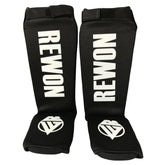 Schienbeinschoner Spann Kampfsport Kickboxen Schwarz Rewon Boxtraining Zubehör Fitnessprodukte