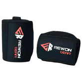 RewonGear 14" weightlifting wrist wraps for boxing and fitness, ideal for powerlifting, bodybuilding, and gym workouts, durable design.