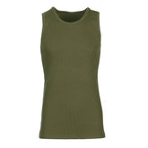 Green 100% cotton men's tank top for boxing and fitness, perfect for box training accessories, gym wear, and home workouts.