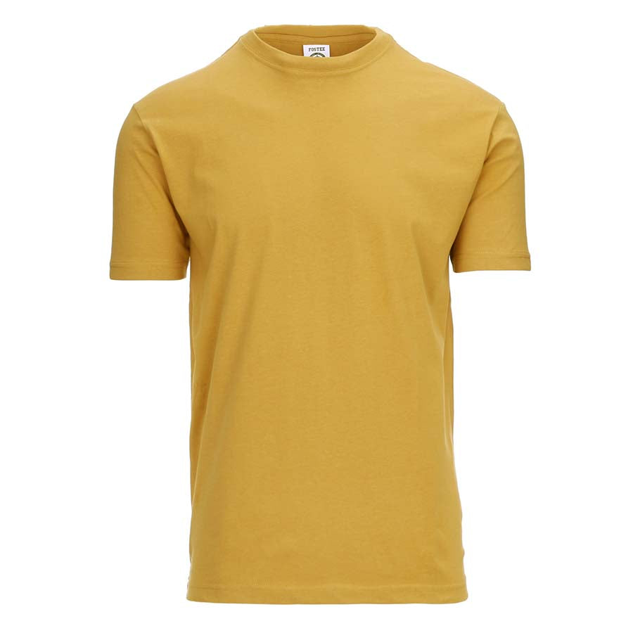 "Yellow T-shirt Rewon made of 100% cotton, ideal for boxing and fitness training. Top quality apparel with tapered neck and durable fabric."