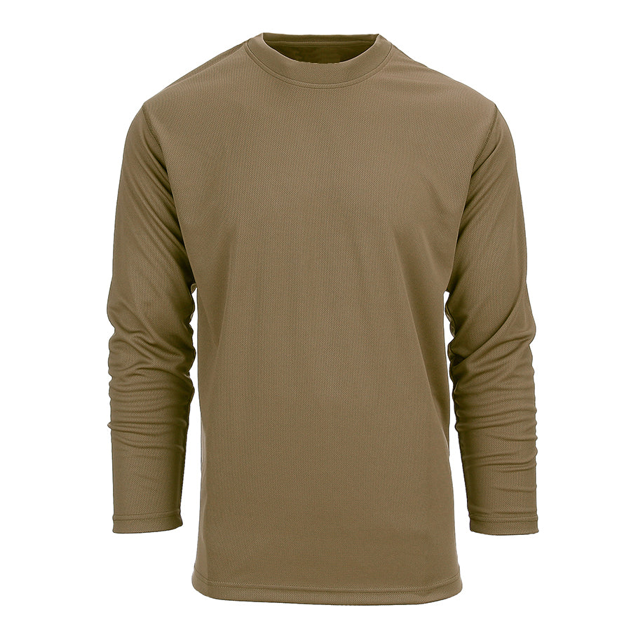 Quick Dry long sleeve T-shirt for boxing and fitness, made of 100% polyester, offering optimal stretch and moisture regulation.