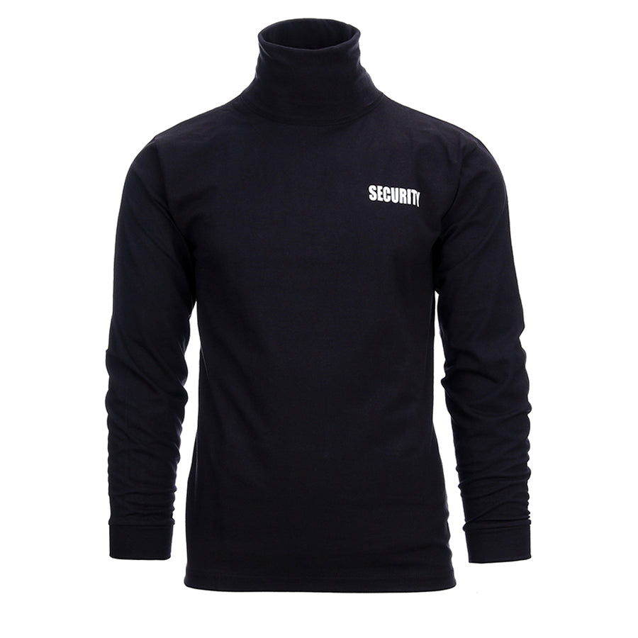Long sleeve cotton T-shirt labeled 'Security' for boxing and fitness, part of essential equipment and attire for training.