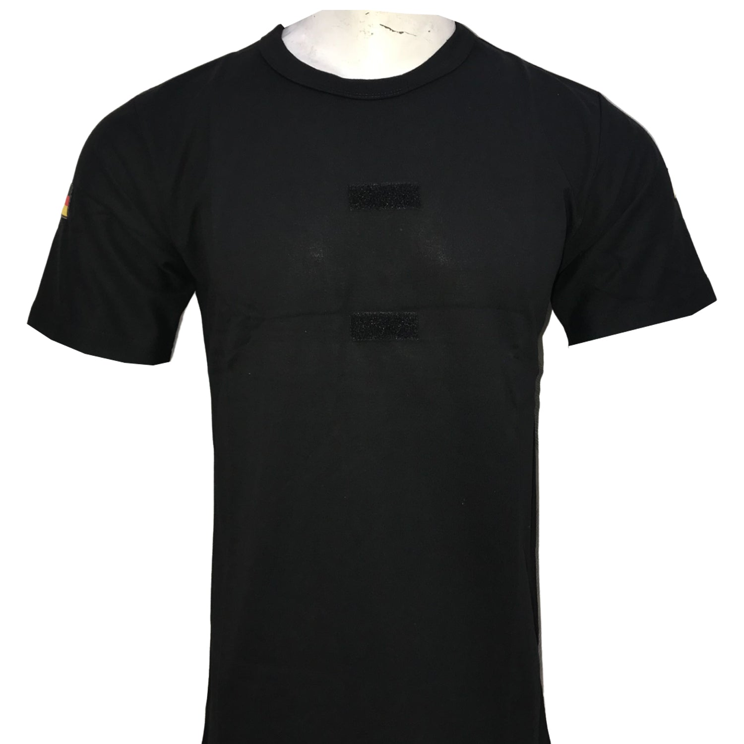 Classic black T-shirt with Germany flag on sleeve, perfect for boxing and fitness enthusiasts seeking comfort and style.