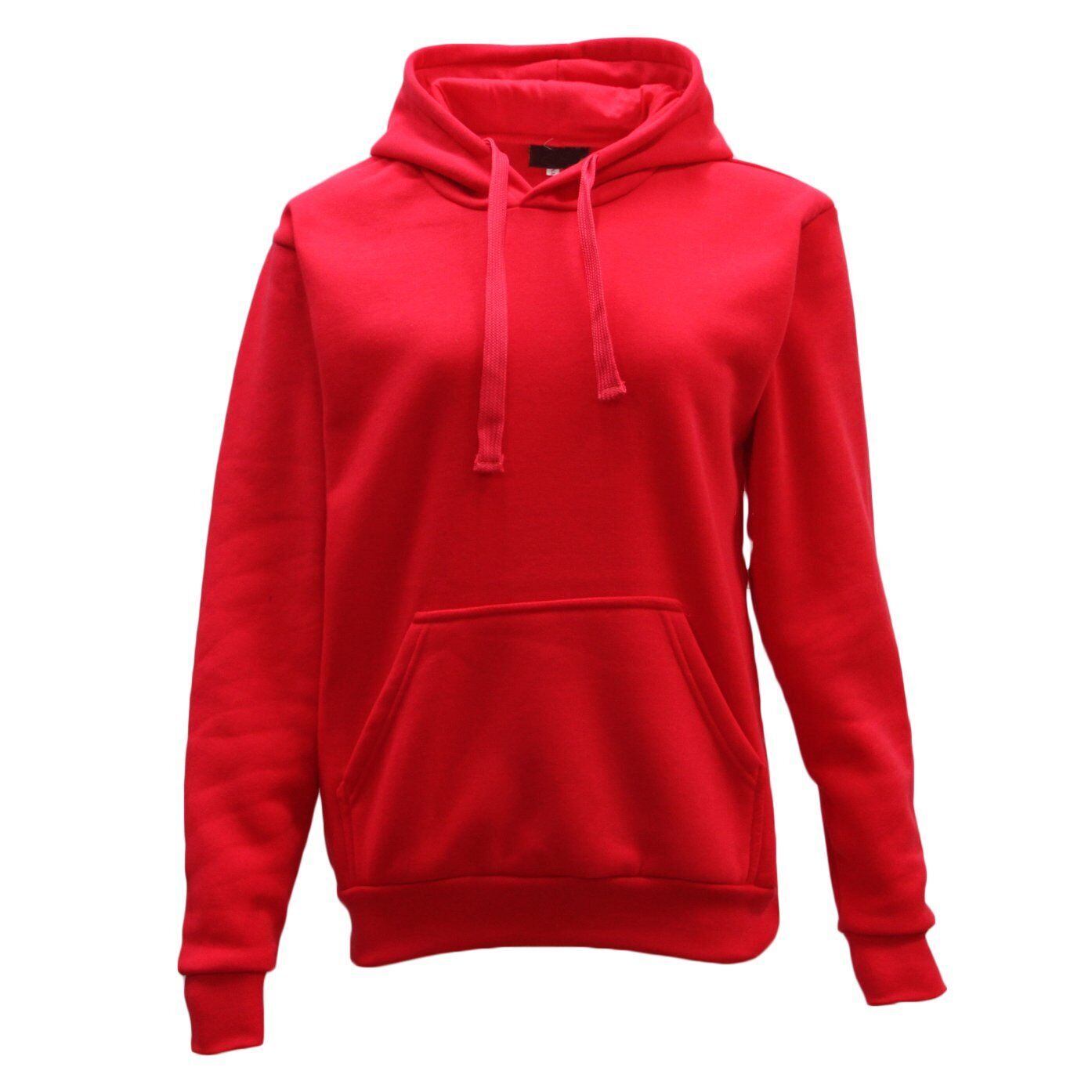 Red classic women's hoodie, soft and stylish for cool evenings. Perfect for fitness and boxing training or casual wear.