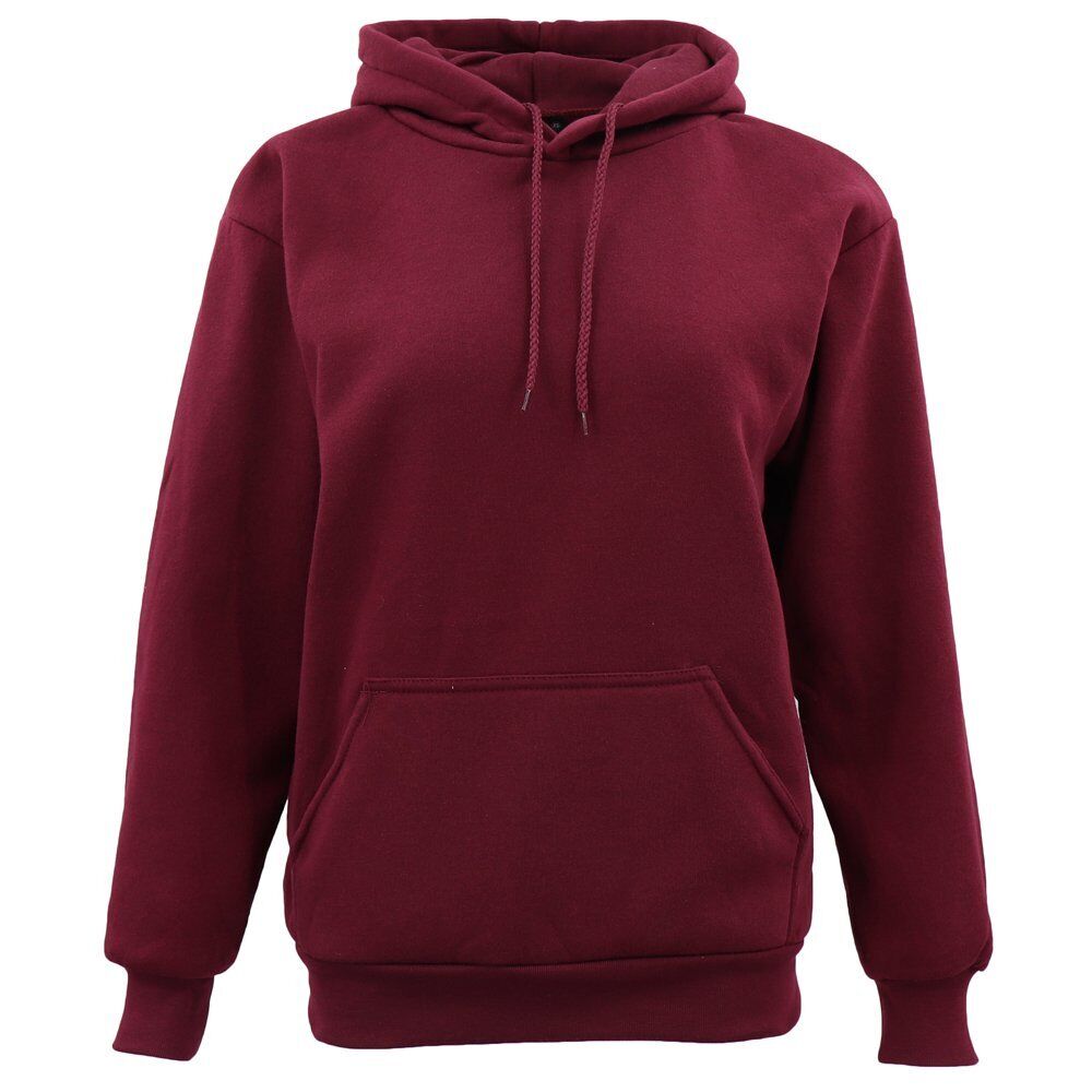 Classic women's hoodie, perfect for boxing and fitness, burgundy color. Ideal for cool evenings and stylish workouts.