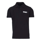 Black Security Polo Shirt made of 100% Cotton, ideal for Fitness Boxtraining, MMA, and Gym Wear | Box-Fitness Combo | Fitnessprodukte