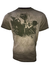 Stonewash T-shirt in 100% cotton featuring a tapered neck and fit, ideal for boxing and fitness enthusiasts, perfect for home training.