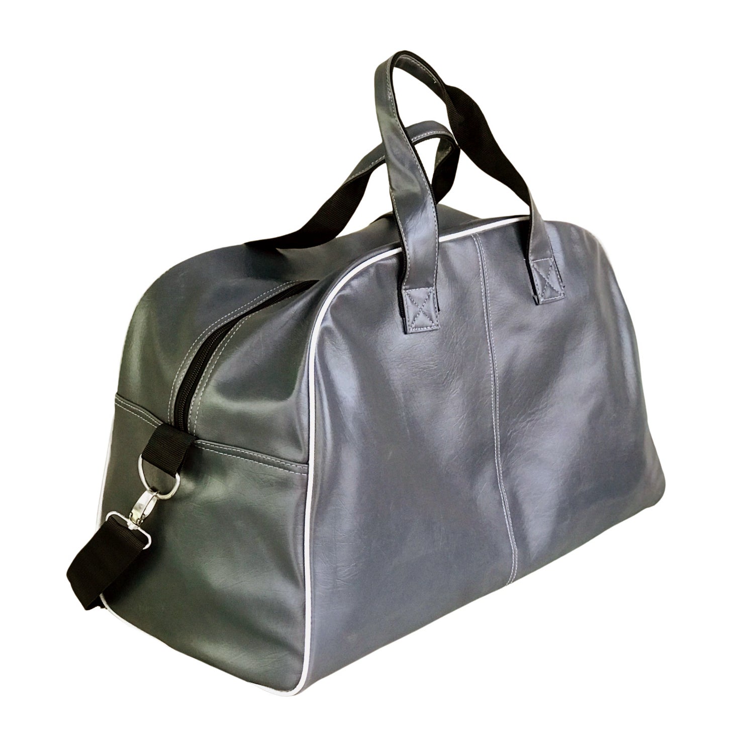 Grau Sporttasche mit Seitentasche und Schuhfach, ideal für Boxen und Fitness, langlebig und stilvoll, 35L Kapazität - Rewon