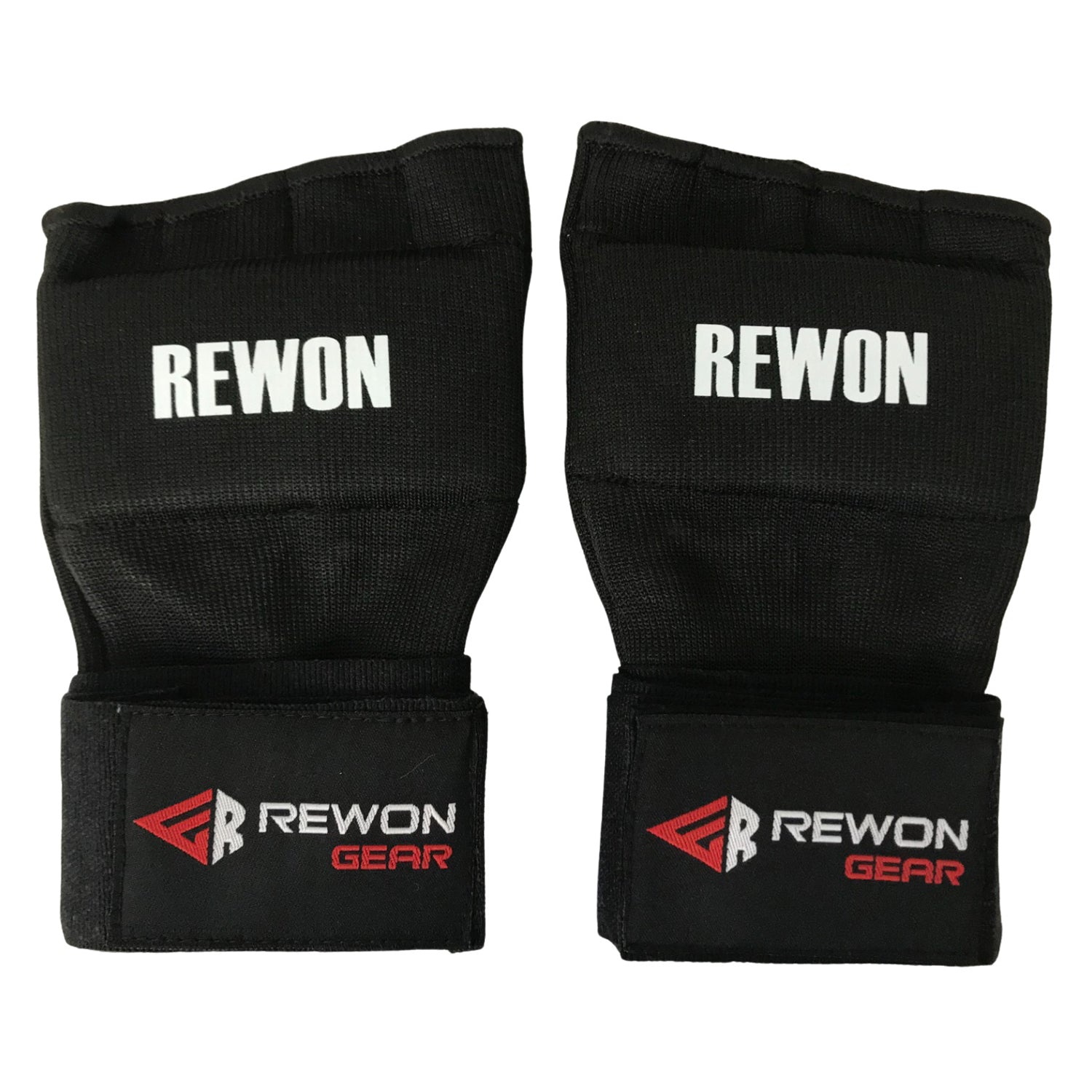 Schwarze Rewon Gelbandagen für Boxtraining, geeignet als Box- und Fitnesszubehör, ideal für Boxhandschuhe und MMA Handschuhe.