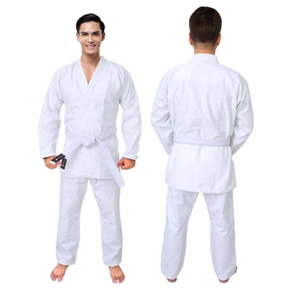 White Rewon Judo Uniform | Durable and tear-resistant judogi for adults and kids | Perfect for boxing training and fitness
