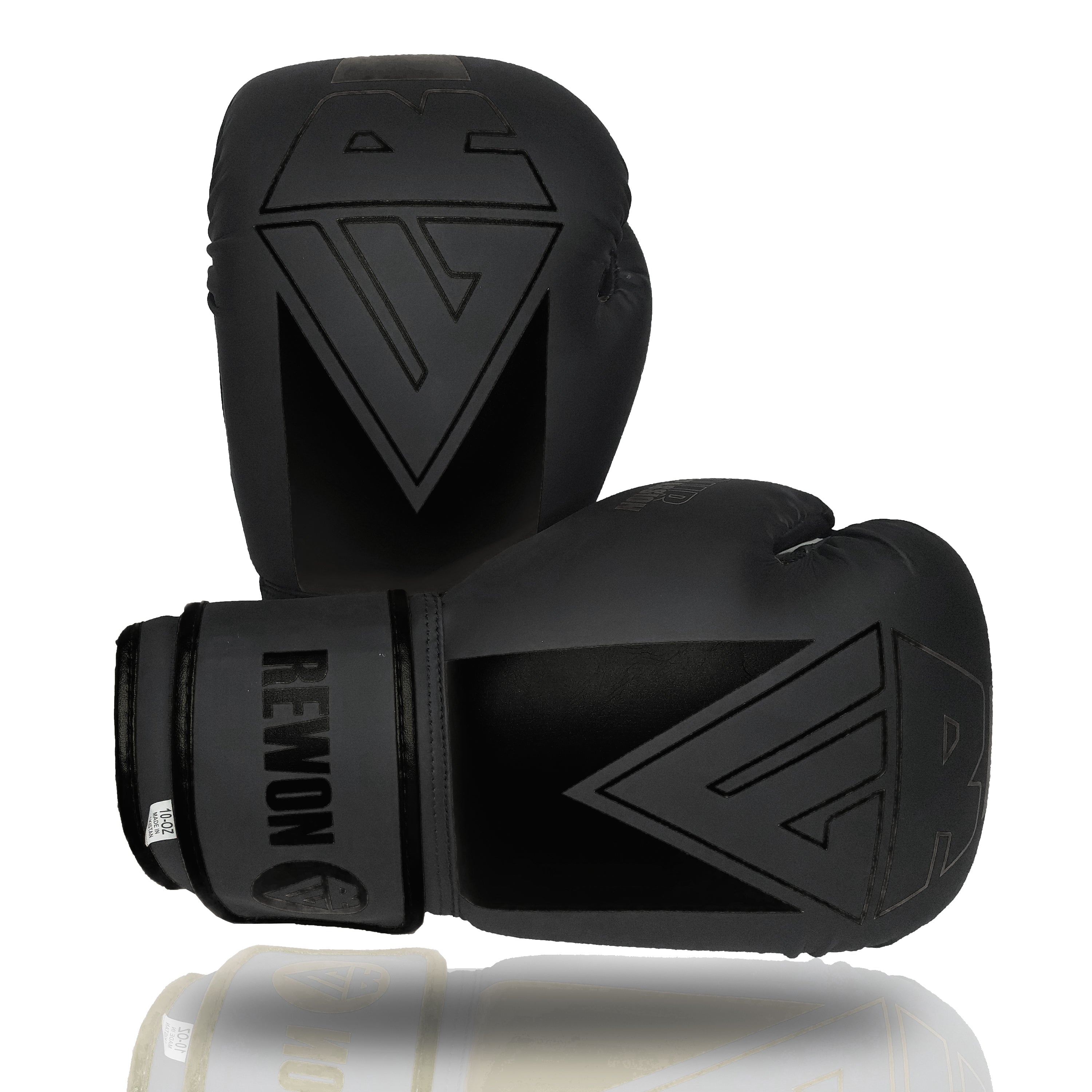 Schwarze Boxhandschuhe Classic von Rewon für Kickboxen und Muay Thai, ideal für Boxtraining und Fitness, online kaufen