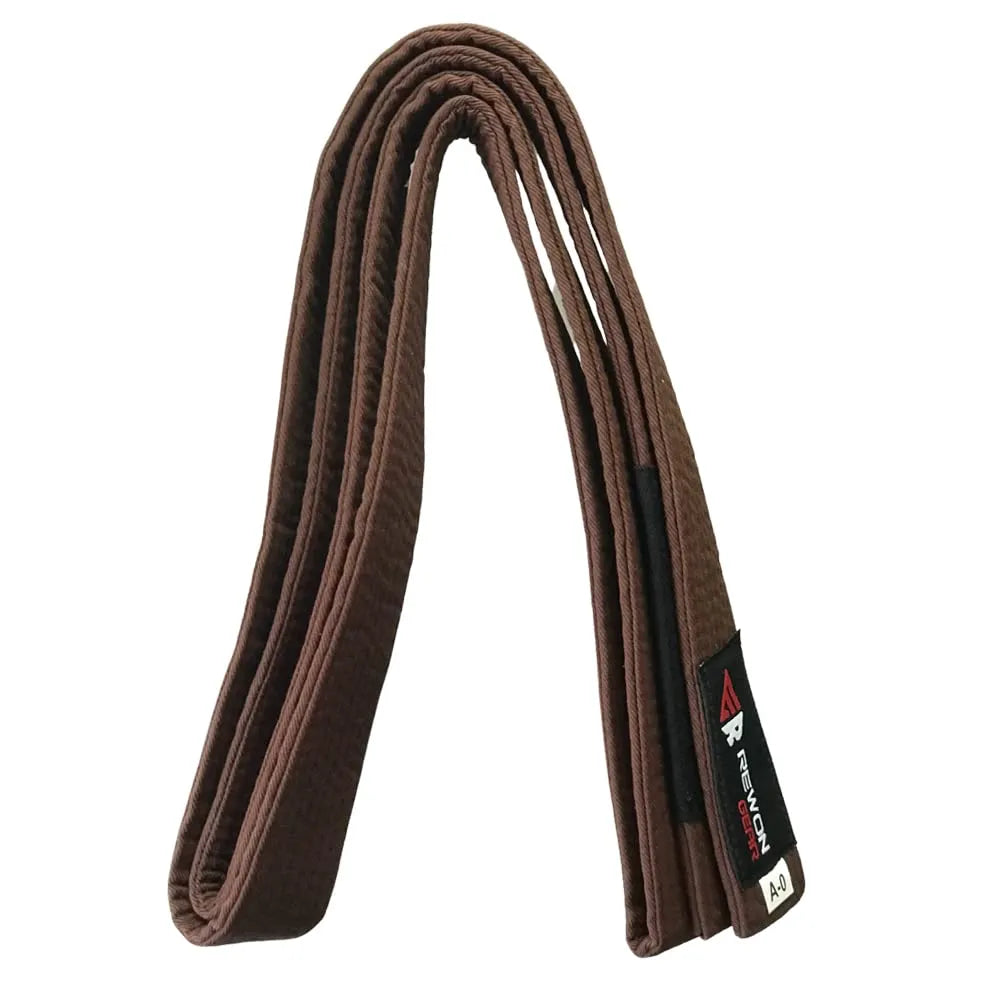 Rewon BJJ Kimono-Gürtel, mehrfarbig, für Boxtraining und Fitnessboxen, ideal für Jiu-Jitsu und MMA Training.