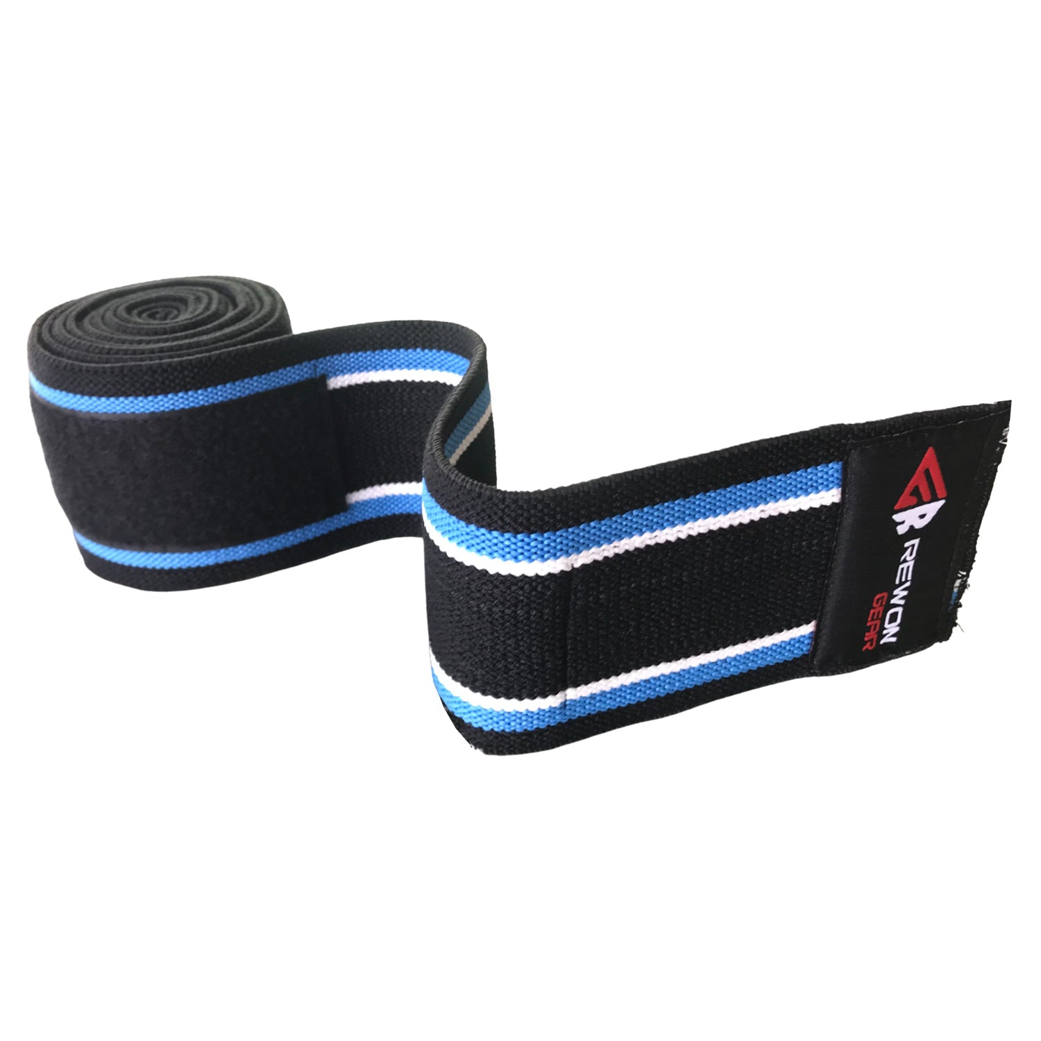 Rewon Gear knee wraps for improved leg strength, stability, and support in boxing and fitness training. Ideal for squats and leg exercises.