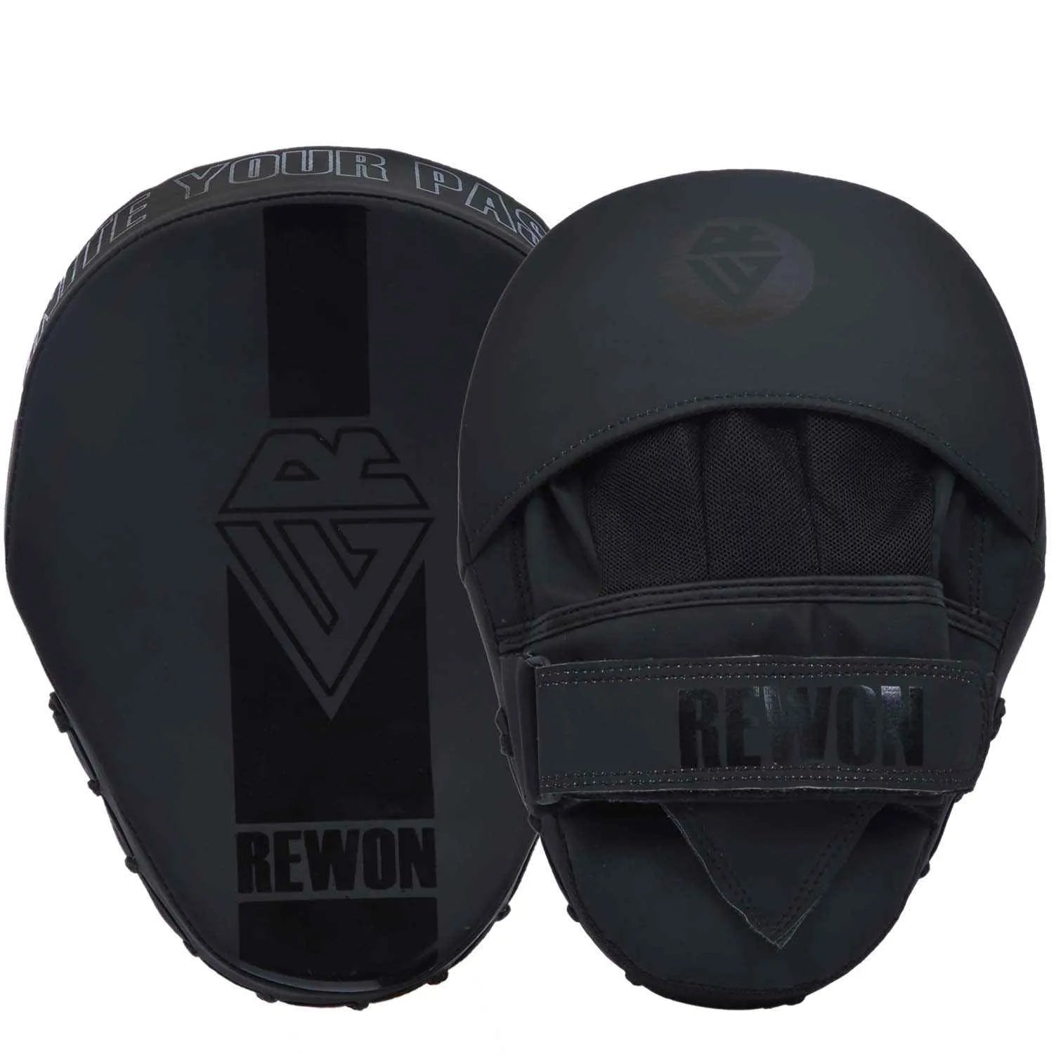 Rewon Classic Black Hand Mitts for Martial Arts Training, Made from Durable Maya Hide Leather, Ideal for Boxing and Fitness Enthusiasts