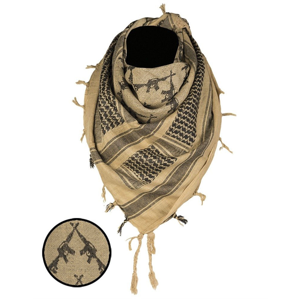 Shemagh scarf for cooling and signalling, ideal for boxers and fitness enthusiasts. Versatile for MMA, kickboxing, and gym use.