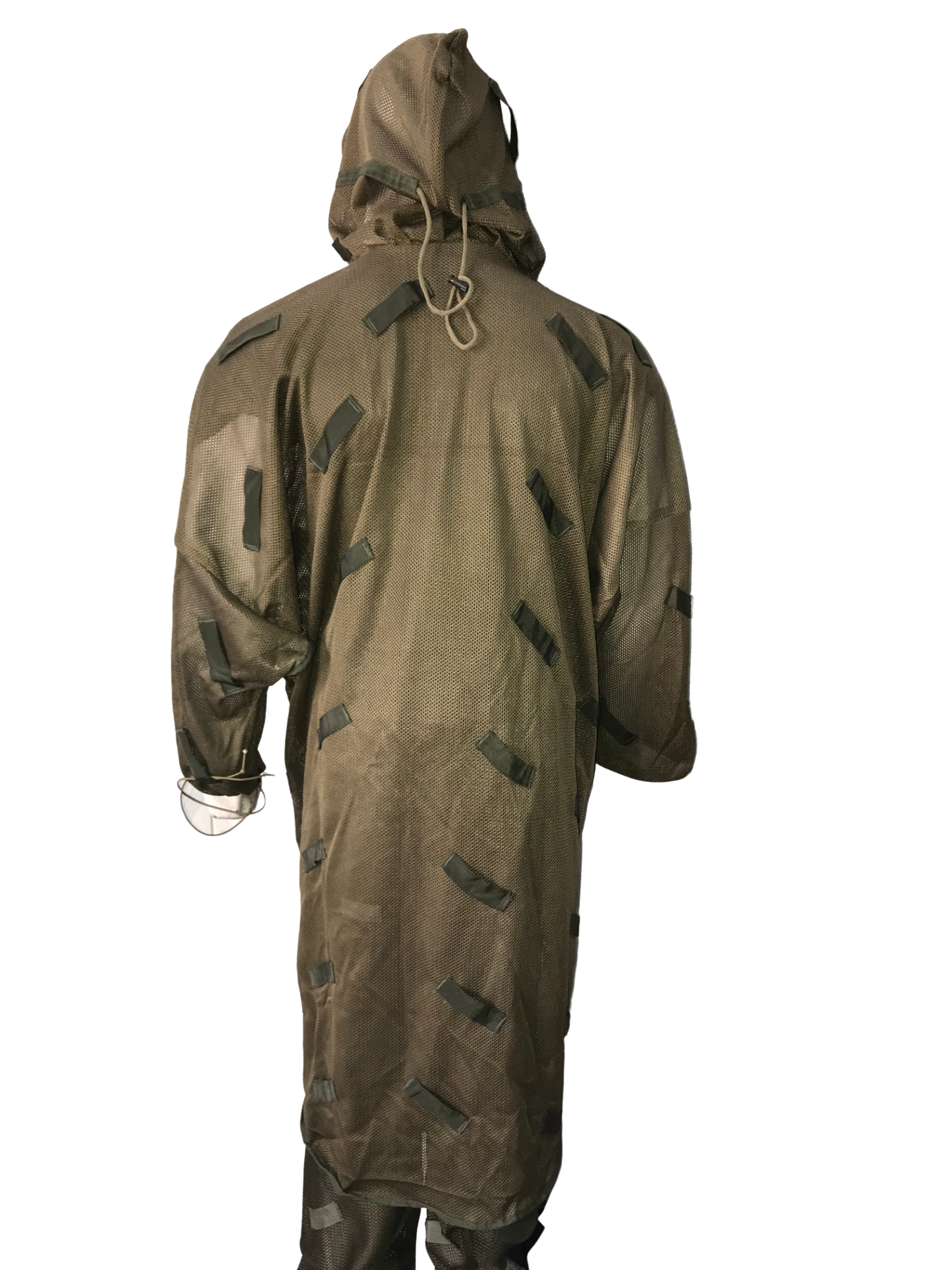 Cobra Hood lightweight camouflage outfit, 800g, with versatile adjustments and fabric-coated fasteners, ideal for fitness and boxing equipment.