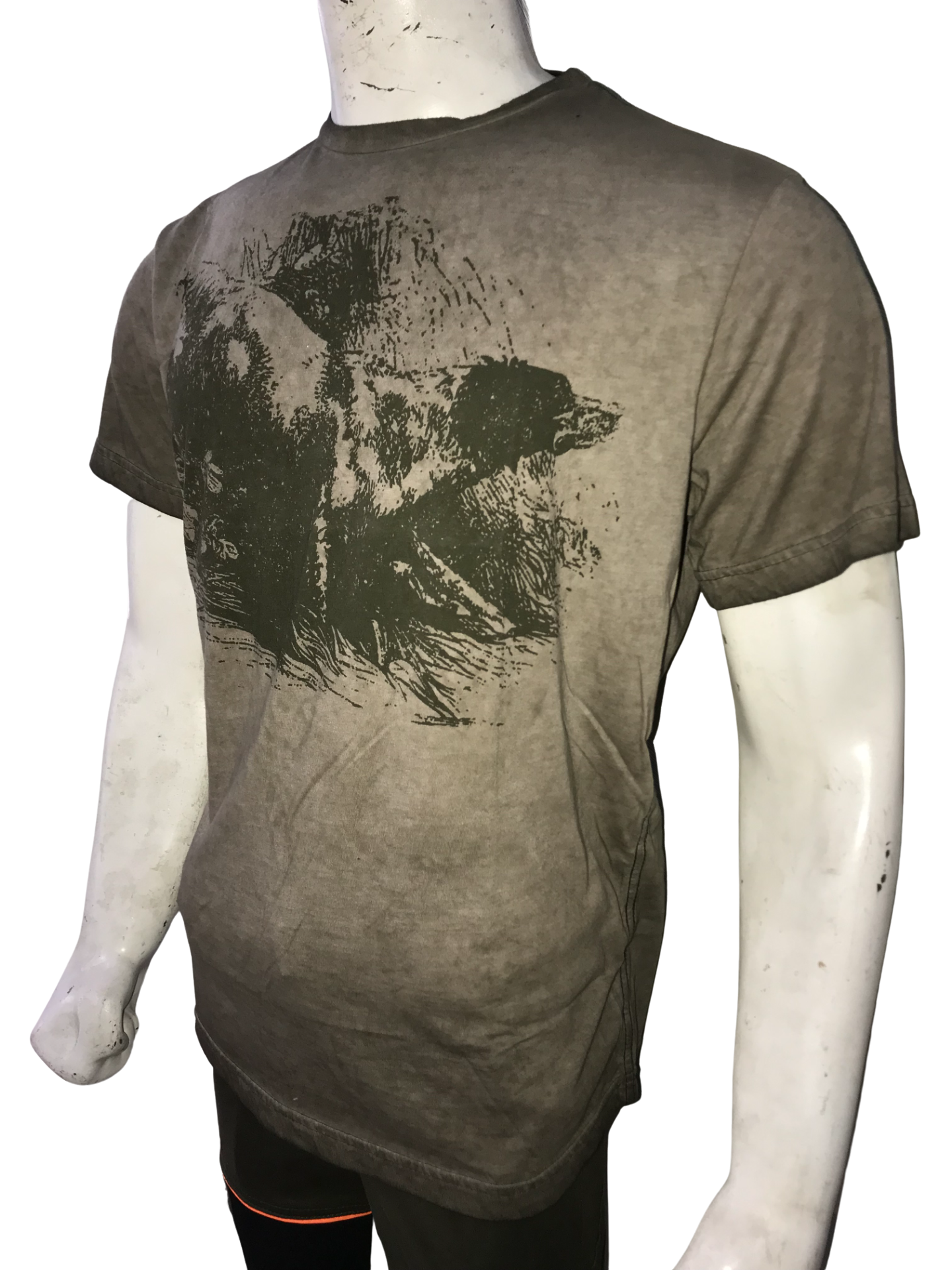 Stonewash T-shirt 100% cotton with vintage design, ideal for boxing training and fitness enthusiasts. Available online at Boxausrüstung.